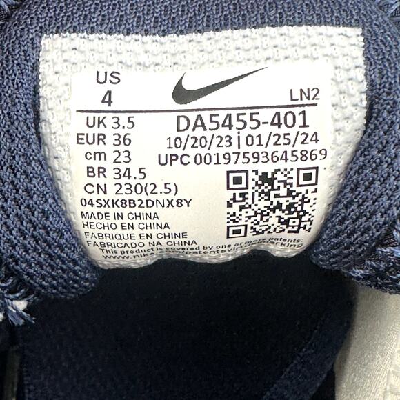 Nike Vapor Edge Speed 360 2 Men's Size 4 Football Cleats Navy White DA5455-401 - Picture 7 of 7